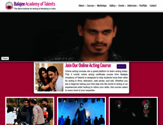 balajeeacademy.com screenshot