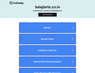 balajiarts.co.in screenshot