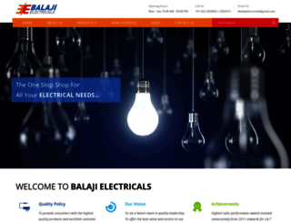 balajielectricals.com screenshot