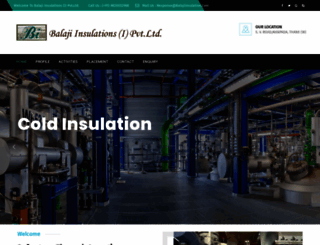 balajiinsulation.com screenshot