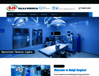 balajisurgical.com screenshot