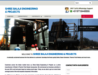 balajithermalprojects.com screenshot