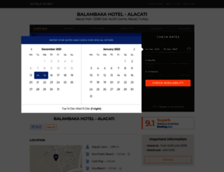 balambaka-hotel.alacati.hotels-tr.net screenshot