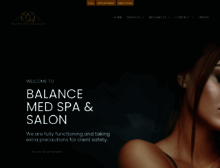 balance-medspa-salon.com screenshot