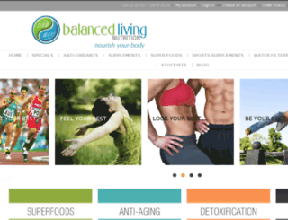 balancedlivingnutrition.com.au screenshot