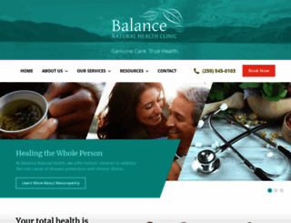balancenaturalhealthclinic.ca screenshot