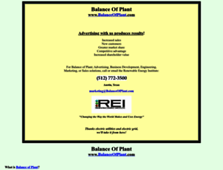 balanceofplant.com screenshot