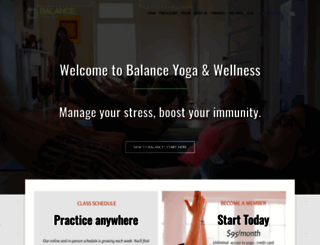 balanceyogawellness.com screenshot