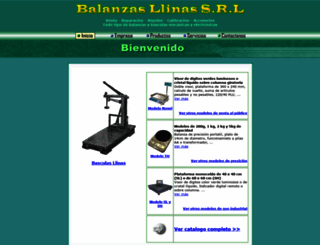 balanzasllinas.com.ar screenshot