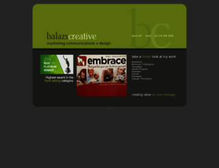 balazscreative.com screenshot