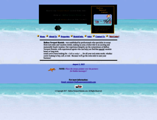 balboanewportrentals.com screenshot
