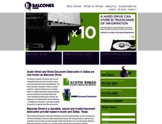 balconesshred.com screenshot