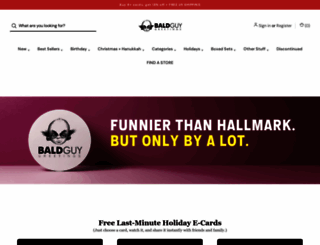 baldguygreetings.com screenshot