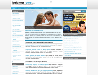 baldness-cure.org screenshot