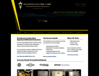baldwinelectriccorp.com screenshot