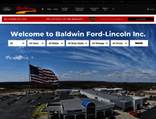baldwinford.dealerconnection.com screenshot