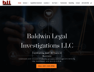 baldwinlegalinvestigations.com screenshot