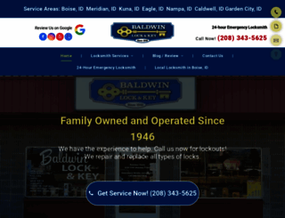 baldwinlockandkey.com screenshot