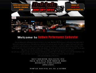 baldwinperformancecarbs.com screenshot