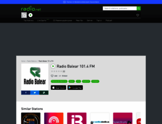 balear.radio.net screenshot