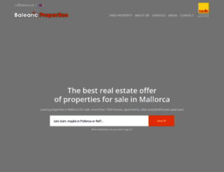 balearic-properties.com screenshot