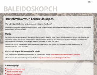baleidoskop.ch screenshot
