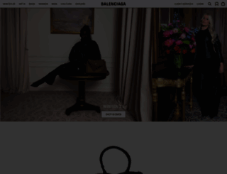 balenciaga.eu screenshot