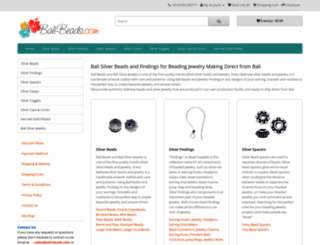 bali-beads.com screenshot