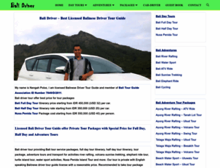 bali-driver-tour.com screenshot