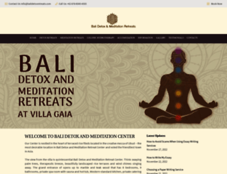 balidetoxretreats.com screenshot