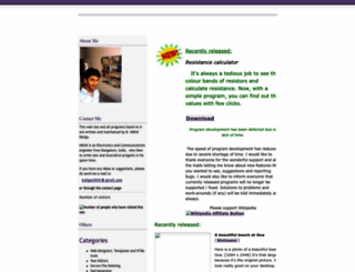 baliganikhil.googlepages.com screenshot
