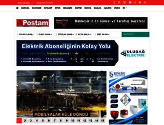 balikesirposta.com.tr screenshot