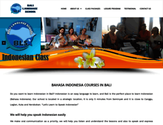 balilanguageschool.com screenshot