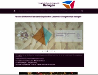 balingen-evangelisch.de screenshot