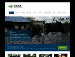 balipaintball.com screenshot