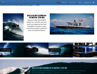 balisurfexpress.com screenshot
