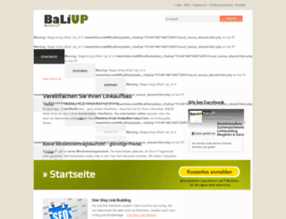 baliup.de screenshot