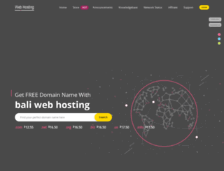 baliwebhosting.com screenshot