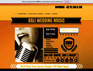 baliweddingmusic.com screenshot