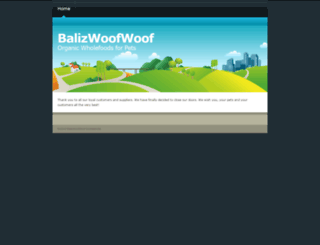 balizwoofwoof.com.au screenshot
