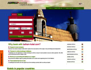 balkan-hotel.com screenshot
