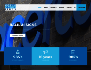 balkansigns.com screenshot