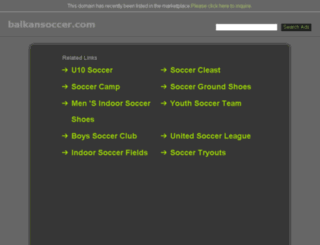 balkansoccer.com screenshot