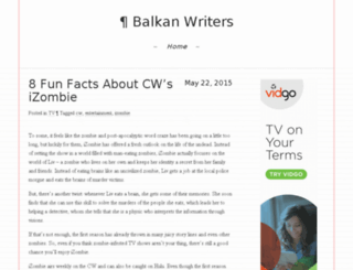 balkanwriters.com screenshot