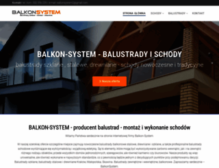 balkonsystem.pl screenshot