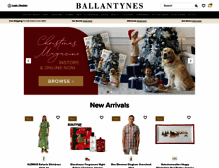 ballantynes.co.nz screenshot