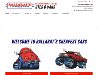 ballaratscheapestcars.com.au screenshot