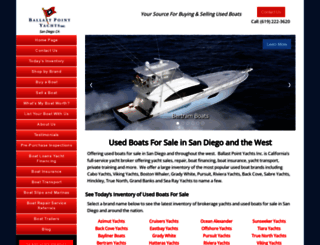 ballastpointyachts.com screenshot