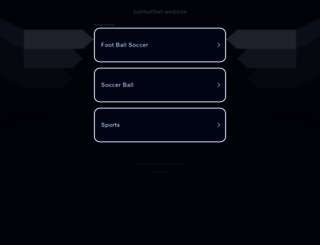 ballballbet.website screenshot