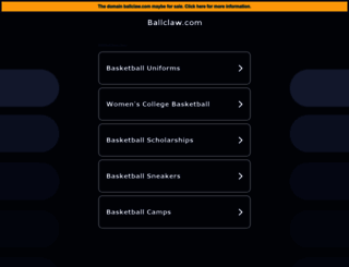 ballclaw.com screenshot